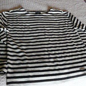Jones New York Black and White Top Size Med